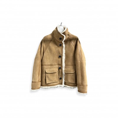 BALENCIAGA REVERSIBLE SHEARLING COAT 